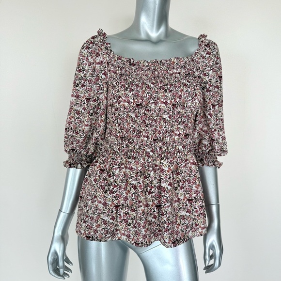 Max Studio Tops - Max Studio women floral print blouse size L